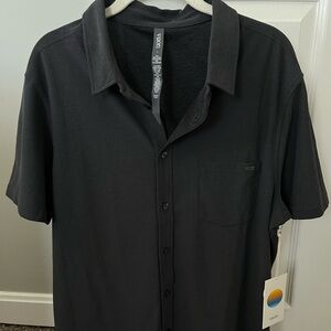 Vuori Men's Charcoal Button Down Shirt